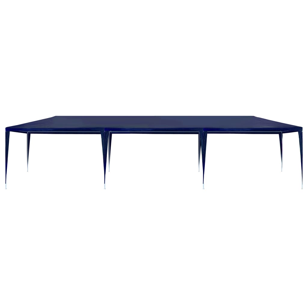 Tente de fête 3x9 m PE bleue