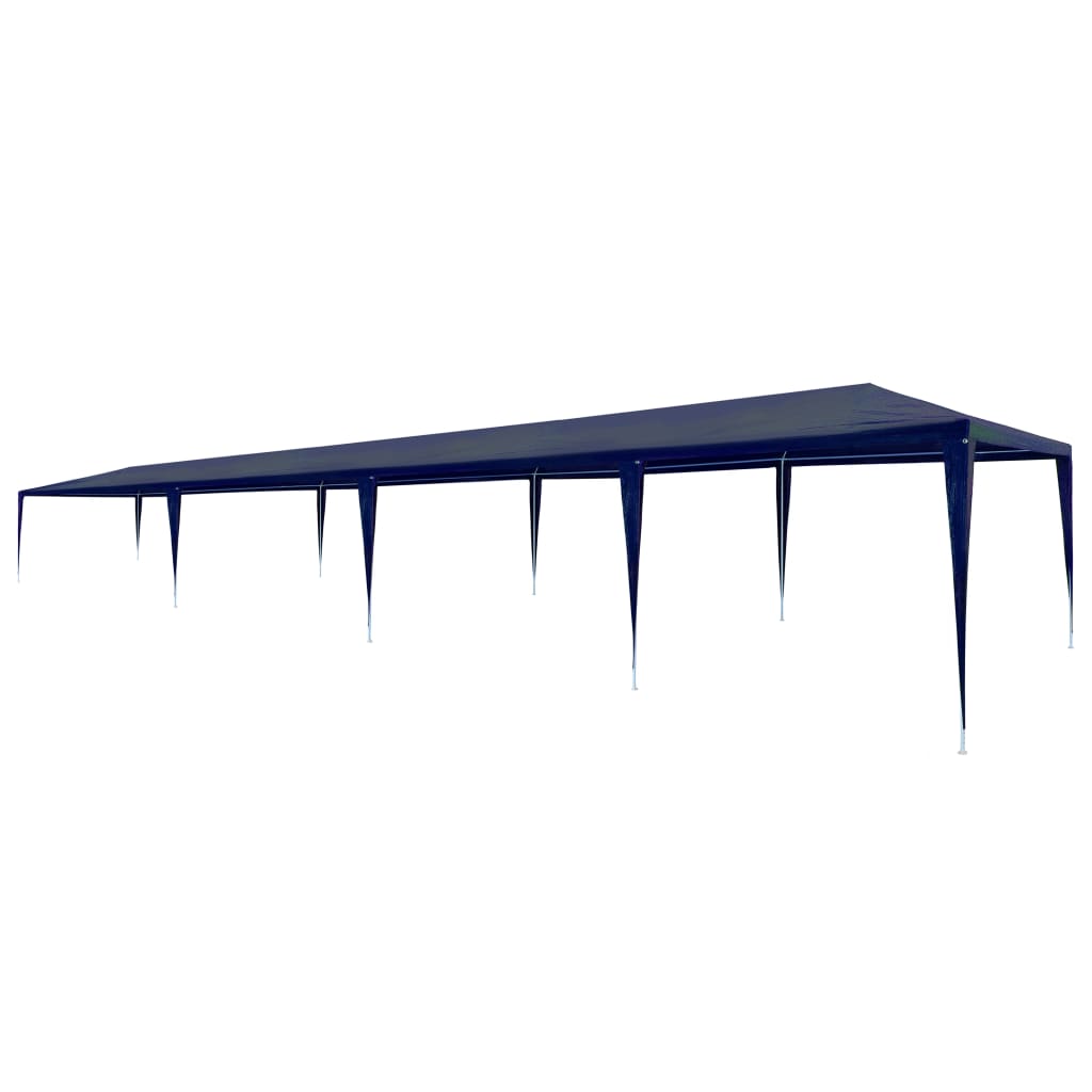 Tente de réception 3x12 m PE bleu