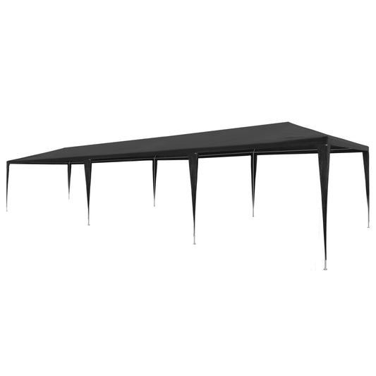 Tente de réception 3x9 m PE anthracite
