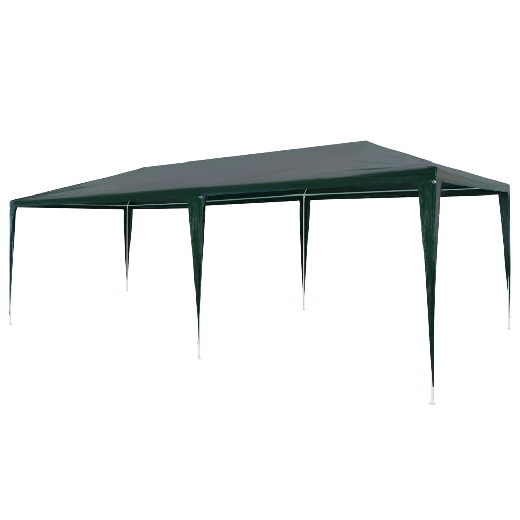 Tente de réception 3x6 m PE verte
