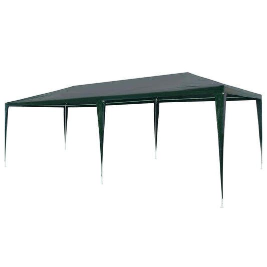 Tente de réception 3x6 m PE verte