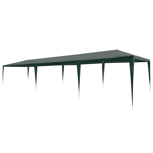 Tente de réception 3x9 m PE verte