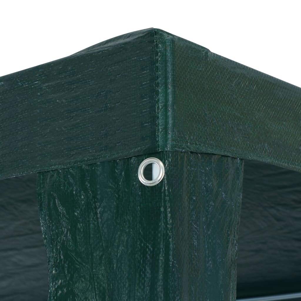 Tente de réception 3x12 m PE verte