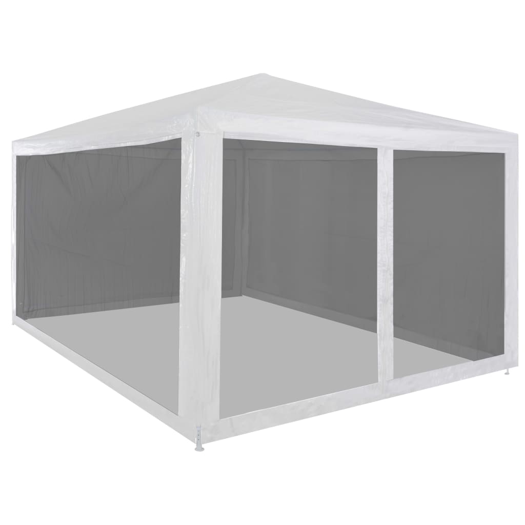Tente de fête avec 4 parois latérales grillagées 4 x 3 m