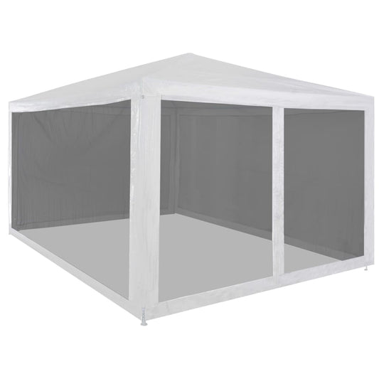 Tente de fête avec 4 parois latérales grillagées 4 x 3 m