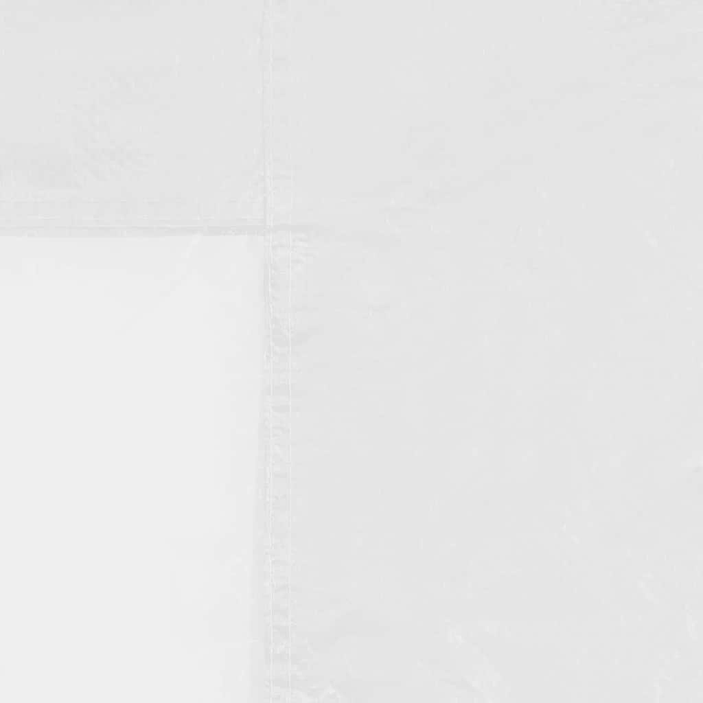 Party tent side walls 2 pieces with window PE white