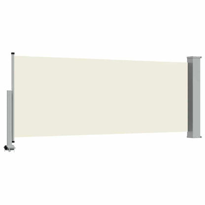 Ausziehbare Seitenmarkise 100 x 300 cm Creme