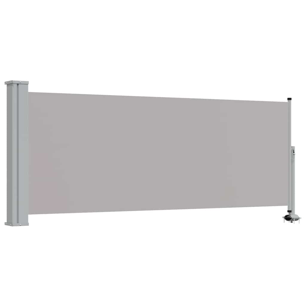 Ausziehbare Seitenmarkise 100x300 cm Grau