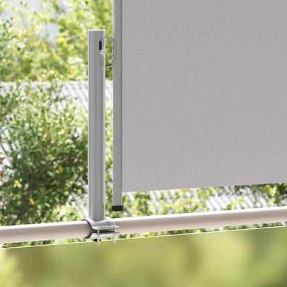 Ausziehbare Seitenmarkise 100x300 cm Grau