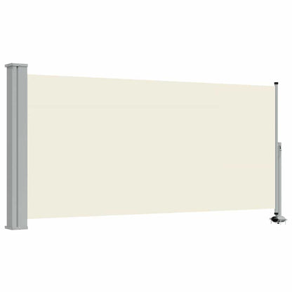 Ausziehbare Seitenmarkise 120x300 cm Creme