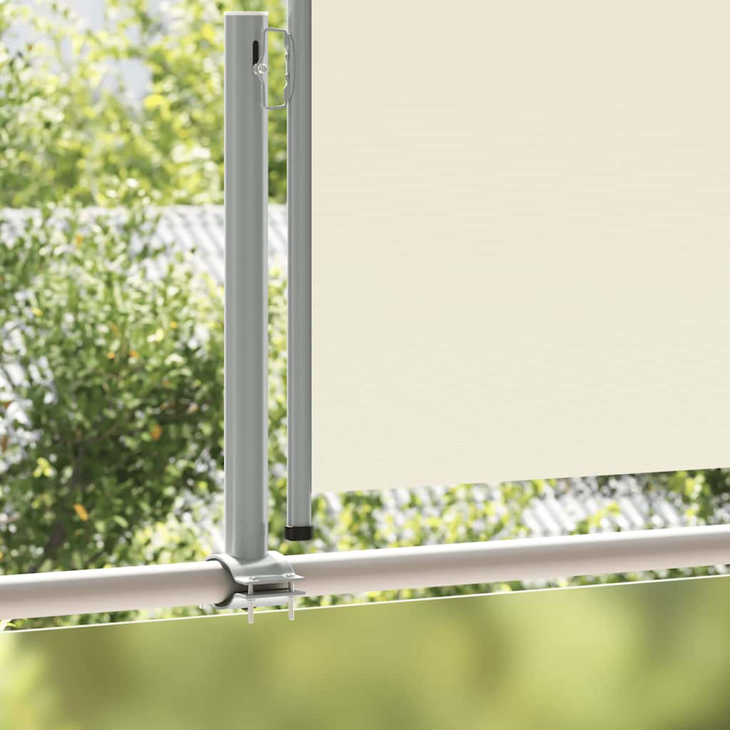 Ausziehbare Seitenmarkise 120x300 cm Creme
