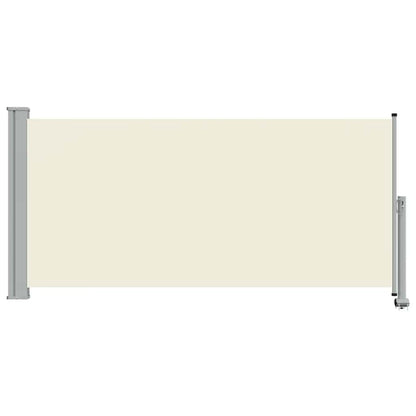 Ausziehbare Seitenmarkise 120x300 cm Creme