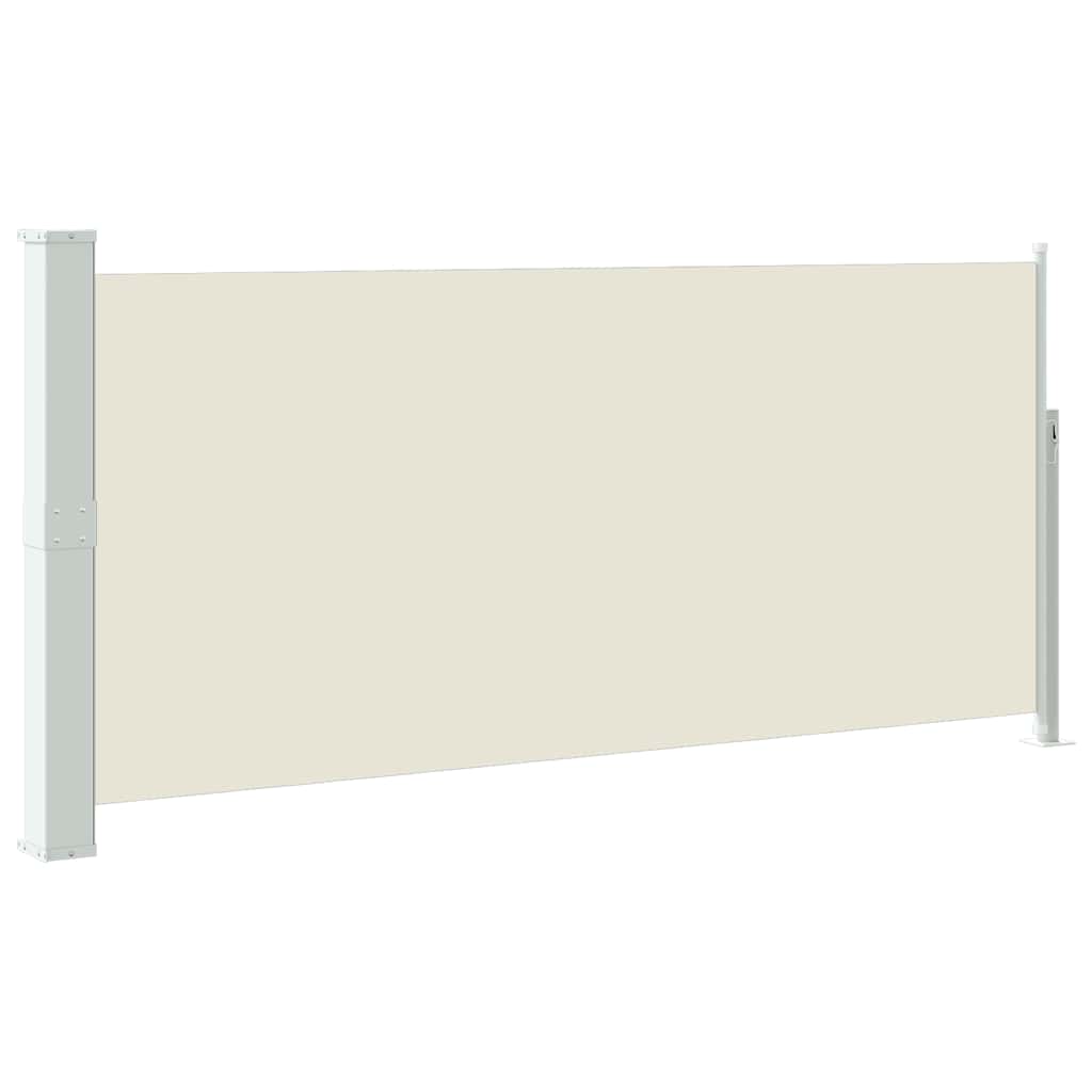Ausziehbare Seitenmarkise 140x314 cm Creme