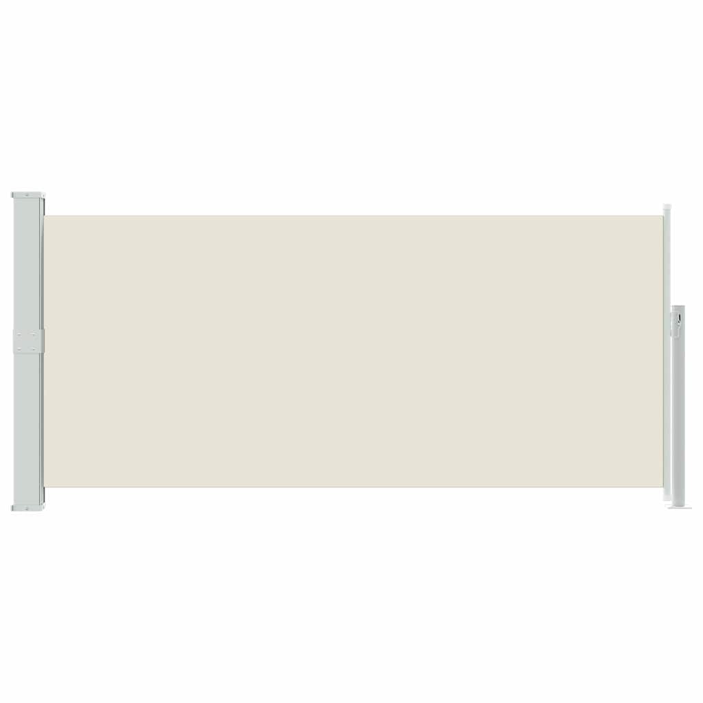 Ausziehbare Seitenmarkise 140x314 cm Creme