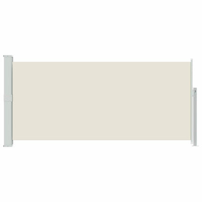 Ausziehbare Seitenmarkise 140x314 cm Creme