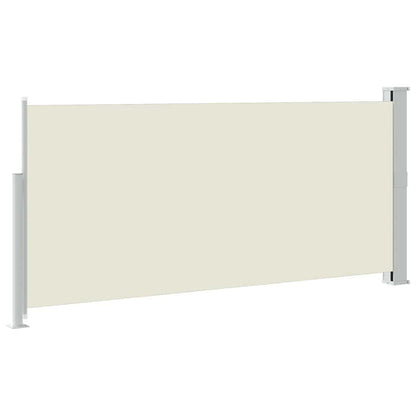 Ausziehbare Seitenmarkise 140x314 cm Creme