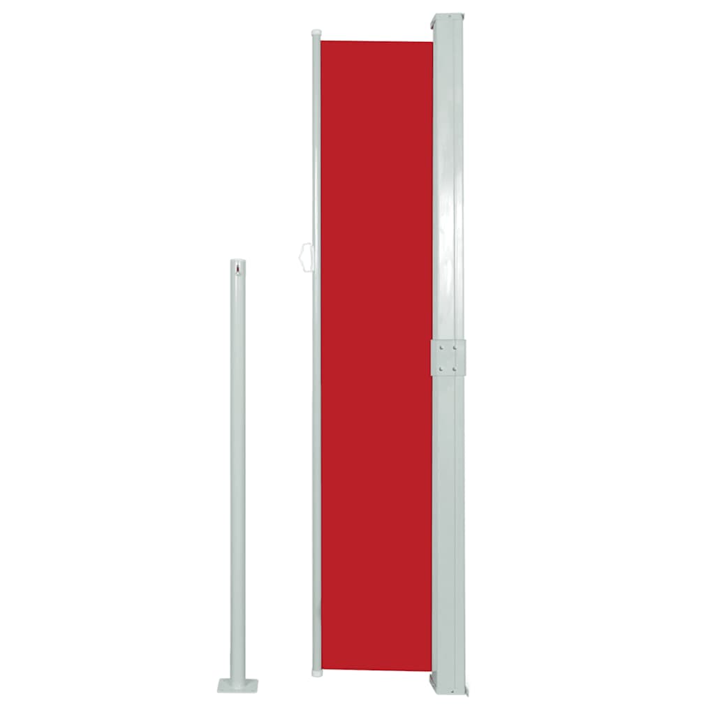 Ausziehbare Seitenmarkise 140x300 cm Rot