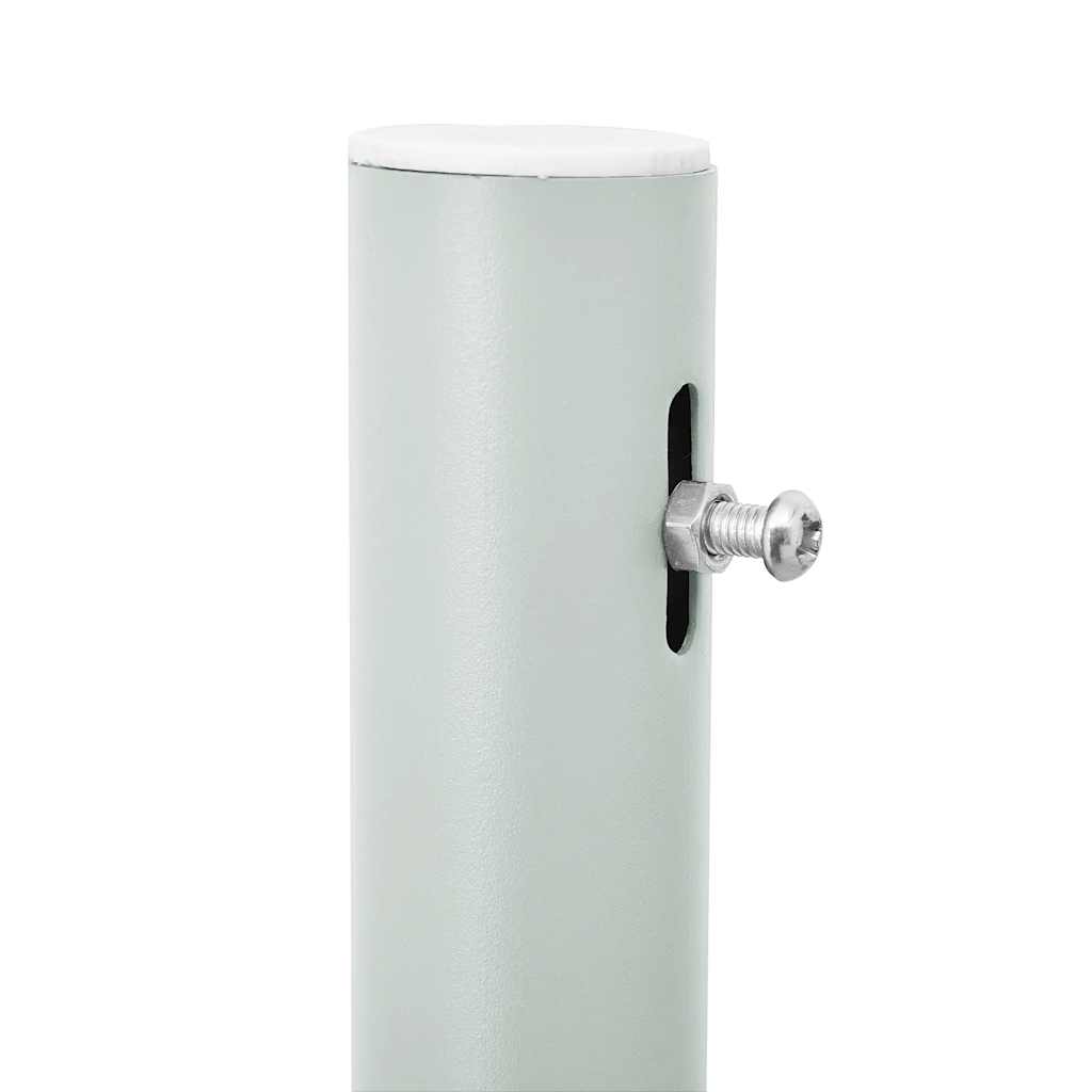 Ausziehbare Seitenmarkise 117×314 cm Grau