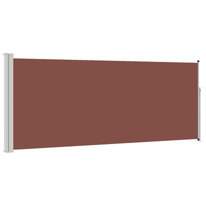 Ausziehbare Seitenmarkise 117×314 cm Braun