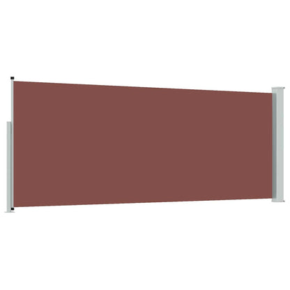 Ausziehbare Seitenmarkise 117×314 cm Braun
