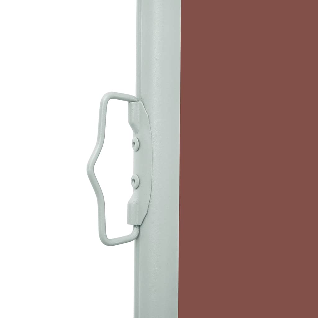 Ausziehbare Seitenmarkise 117×314 cm Braun