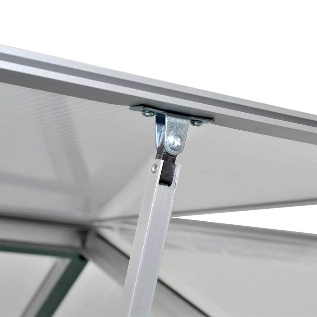 Gewächshaus Aluminium 481x250x195 cm 23,44 m³