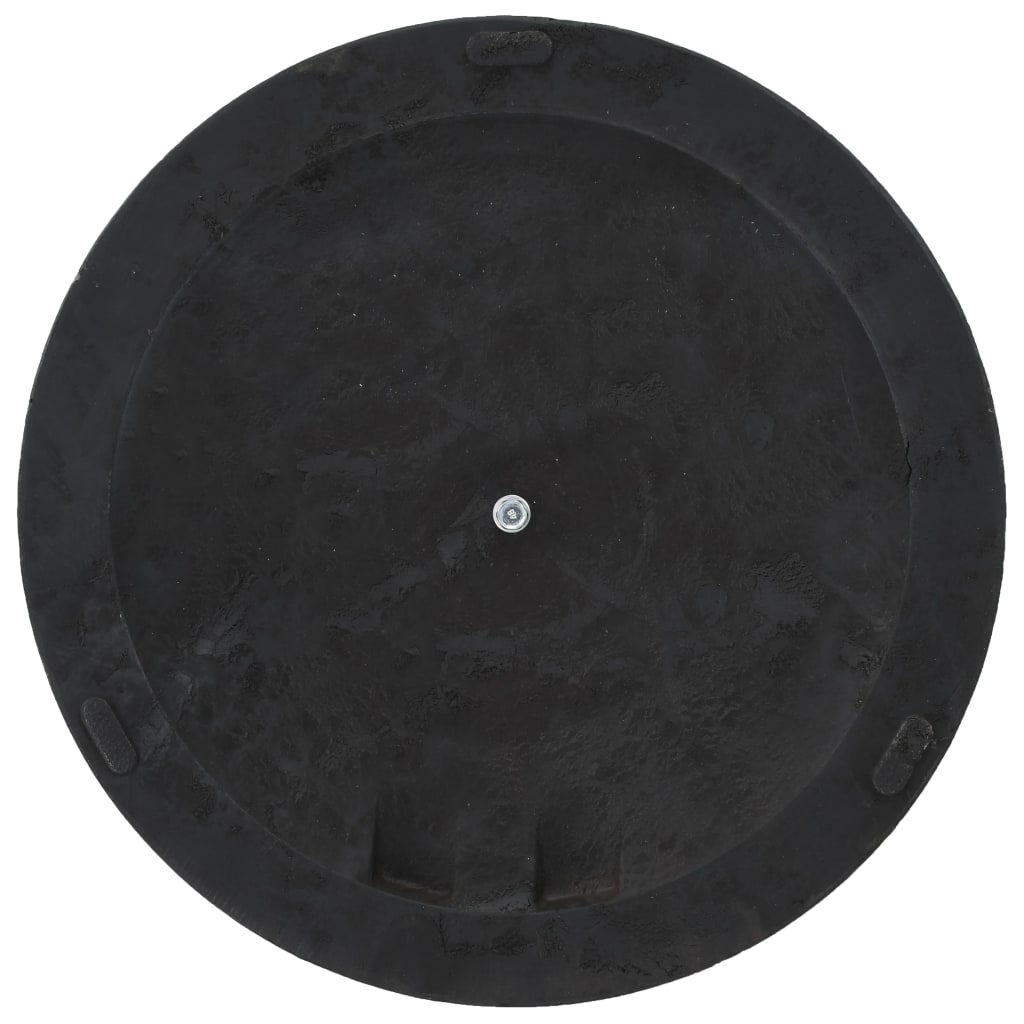 Pied de parasol rond 19 kg en polyrésine noire