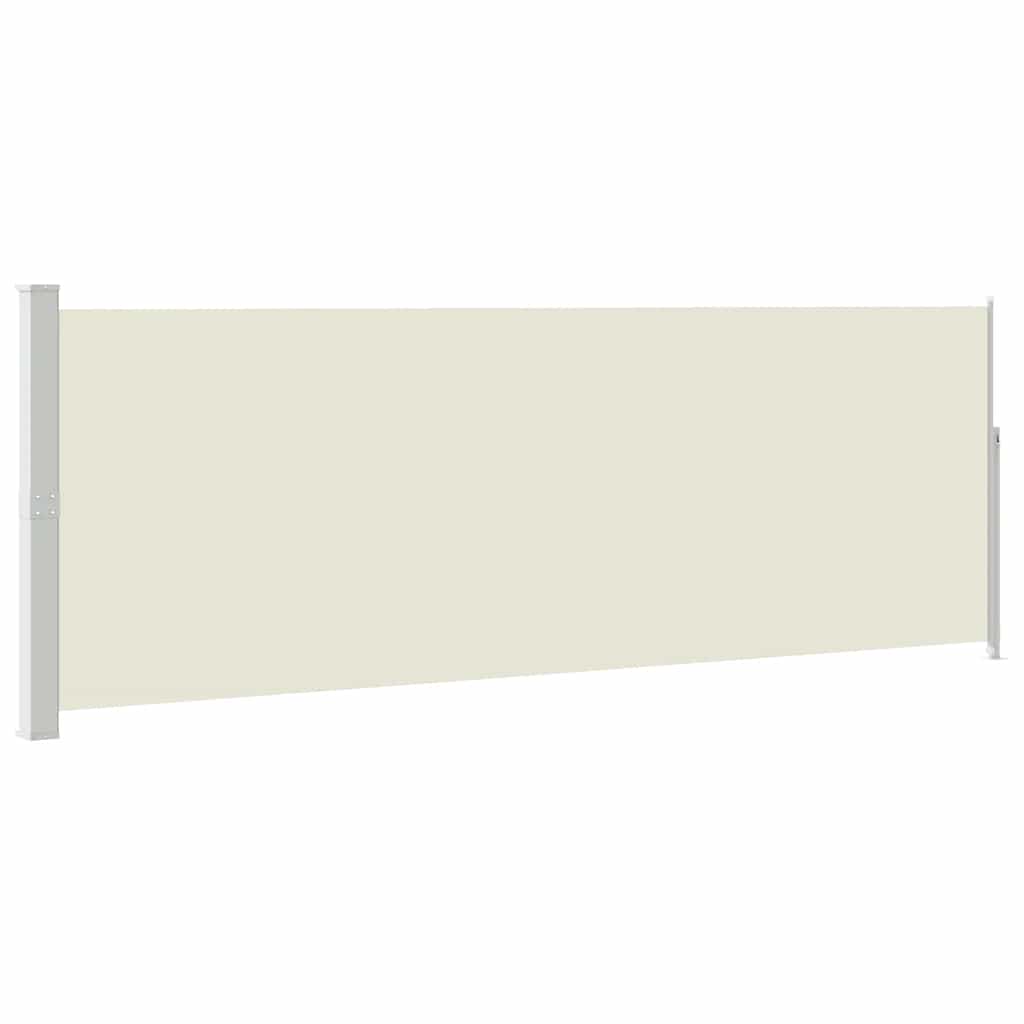 Ausziehbare Seitenmarkise 160x514 cm Creme