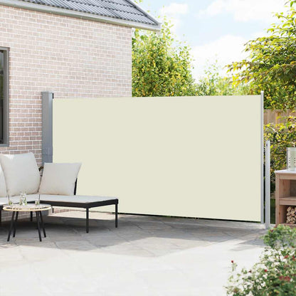 Ausziehbare Seitenmarkise 160x514 cm Creme
