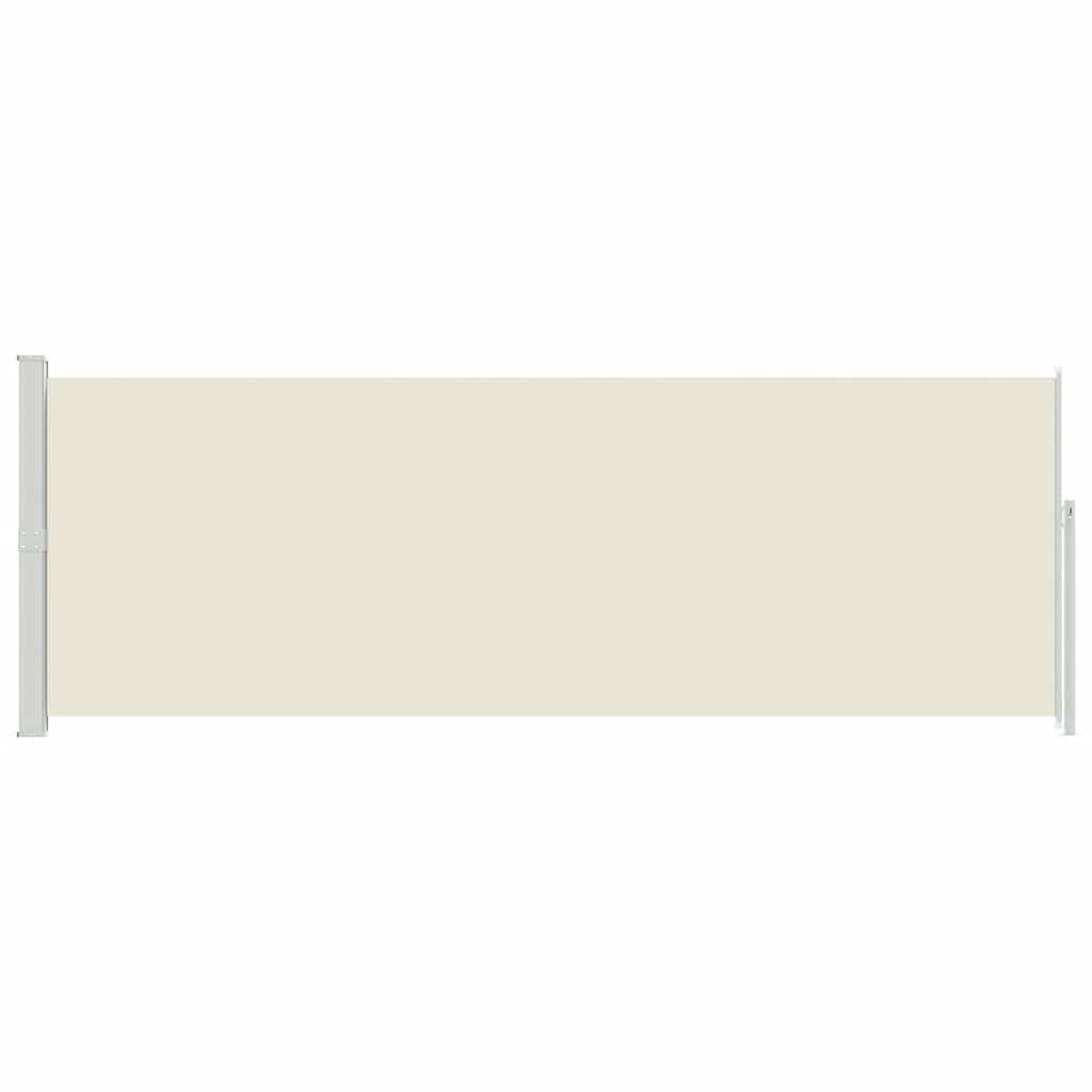 Ausziehbare Seitenmarkise 160x514 cm Creme