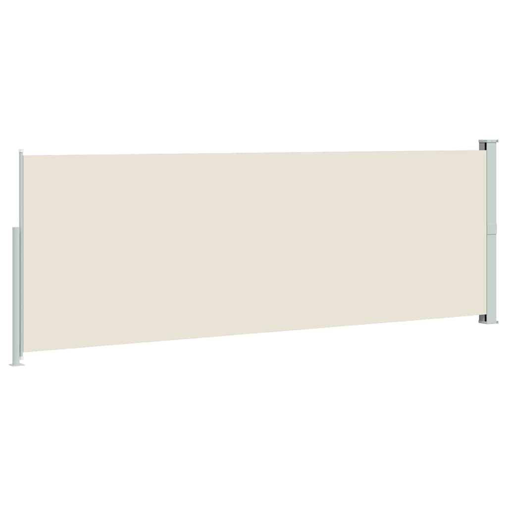 Ausziehbare Seitenmarkise 160x514 cm Creme