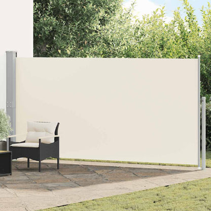 Ausziehbare Seitenmarkise 160x514 cm Creme