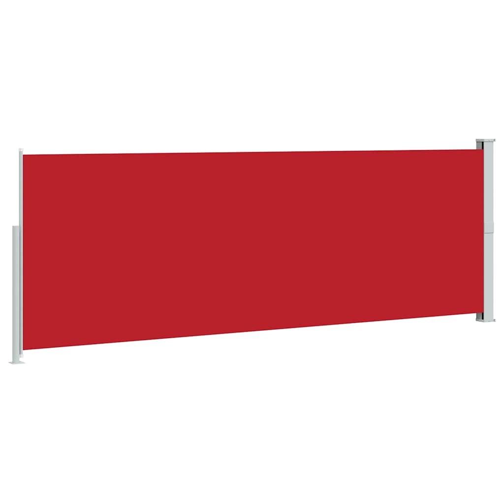 Ausziehbare Seitenmarkise 160x500 cm Rot