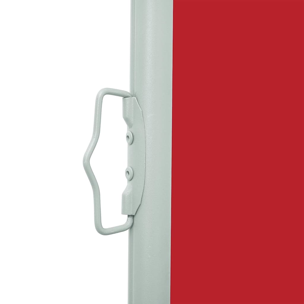 Ausziehbare Seitenmarkise 160x500 cm Rot