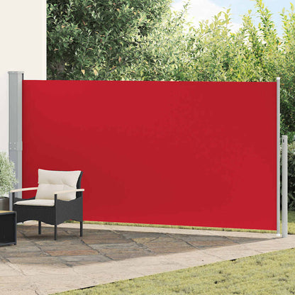 Ausziehbare Seitenmarkise 160x500 cm Rot