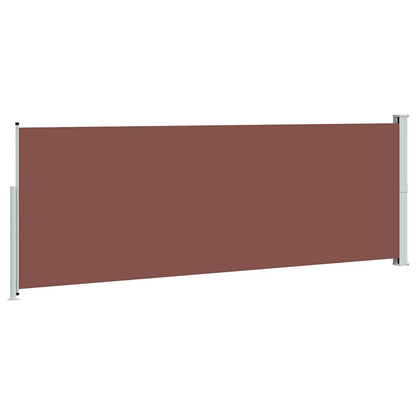 Ausziehbare Seitenmarkise 160x500 cm Braun