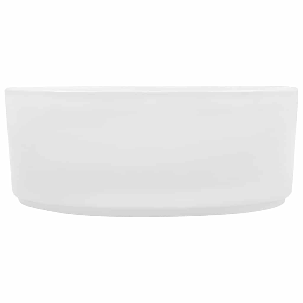Waschbecken 36 x 14 cm Keramik Weiß