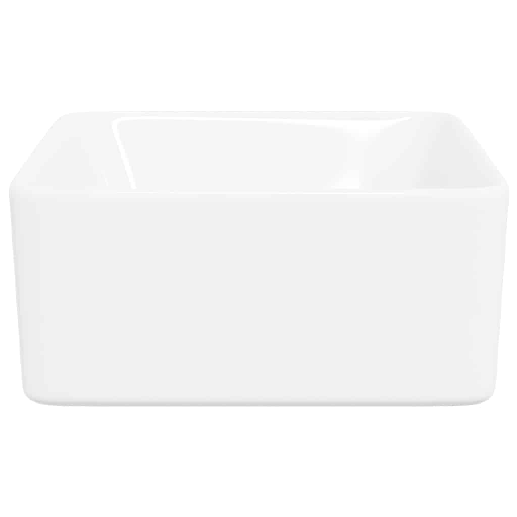 Waschbecken 40 x 30 x 13 cm Keramik Weiß