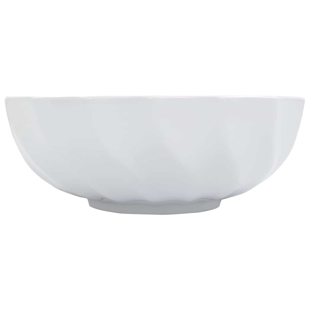 Waschbecken 46 x 17 cm Keramik Weiß