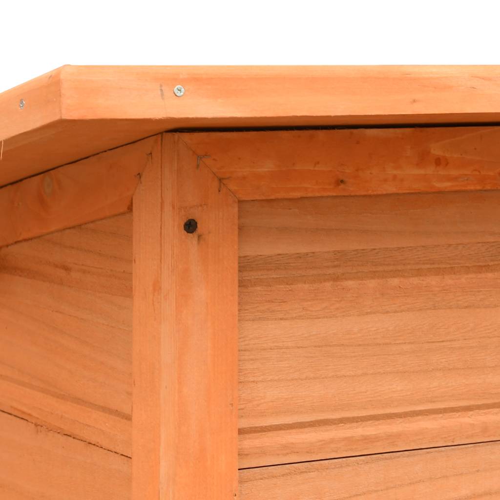 Hundehütte Kiefernholz & Tannenholz 120x77x86 cm