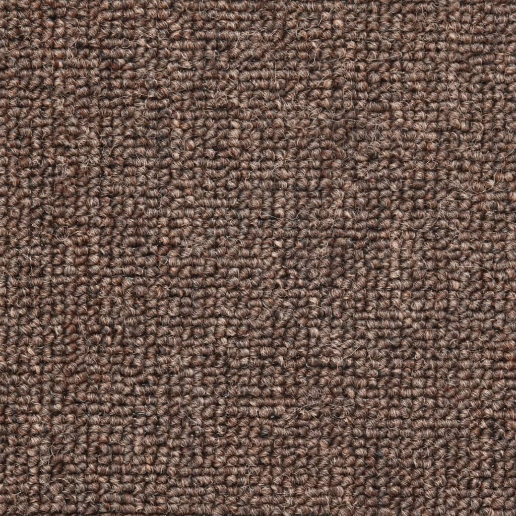 Stufenmatten 15 Stk. 56x17x3 cm Kaffeebraun Halbrund
