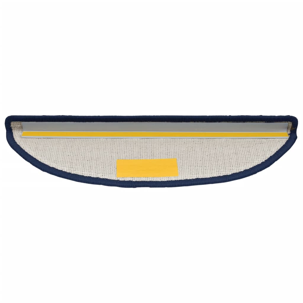 Stufenmatten 15 Stk. 56x17x3 cm Blau Halbrund