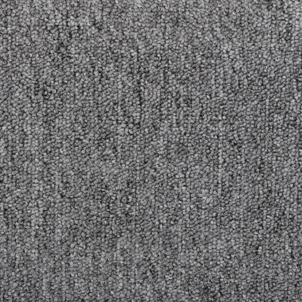 Stufenmatten 15 Stk. 65x24x4 cm Dunkelgrau Halbrund Groß
