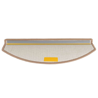 Stufenmatten 15 Stk. 65x24x4 cm Hellbraun Halbrund Groß