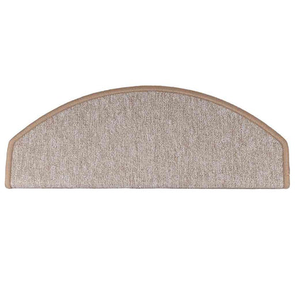 Stufenmatten 15 Stk. 65x24x4 cm Hellbraun Halbrund Groß