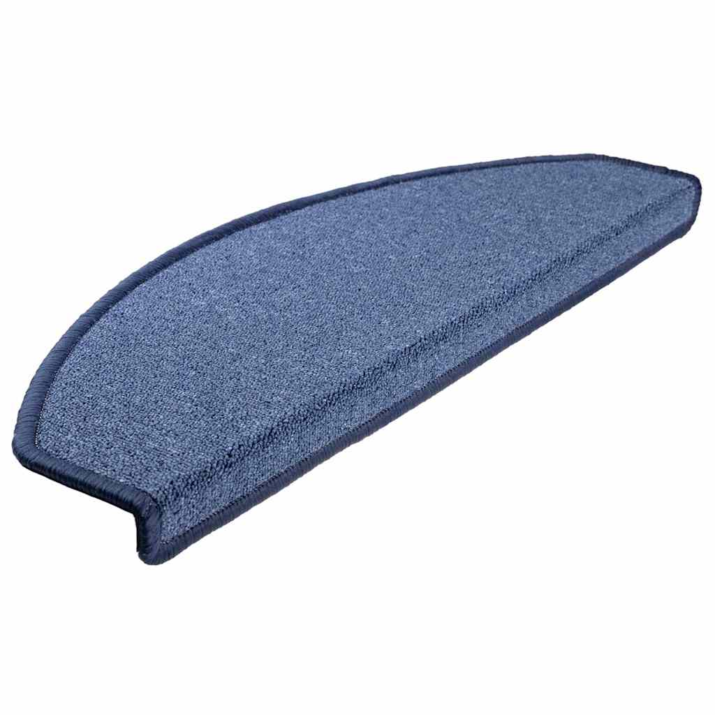 Stufenmatten 15 Stk. 65x24x4 cm Blau Halbrund Groß