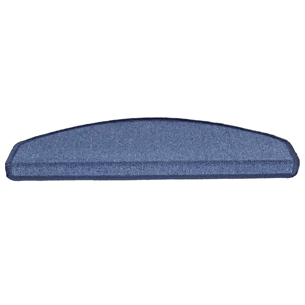 Stufenmatten 15 Stk. 65x24x4 cm Blau Halbrund Groß