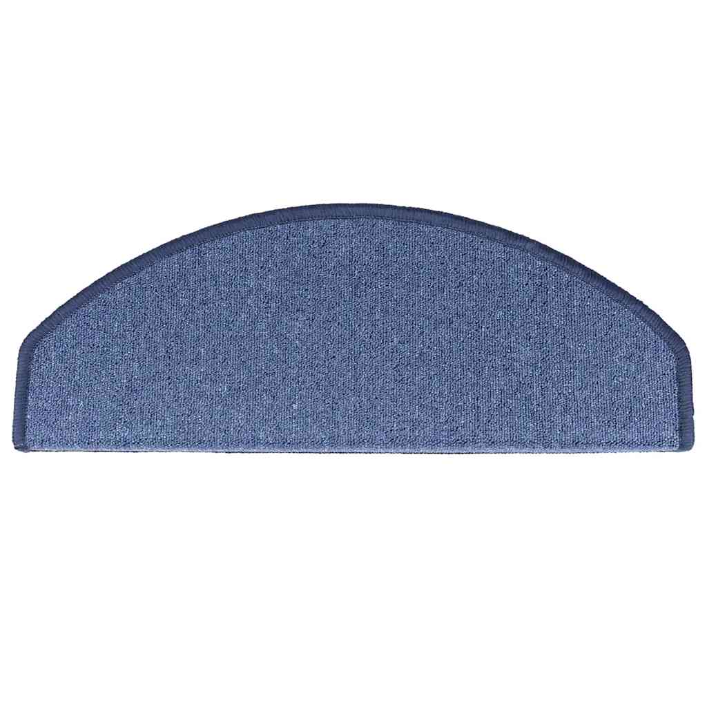Stufenmatten 15 Stk. 65x24x4 cm Blau Halbrund Groß