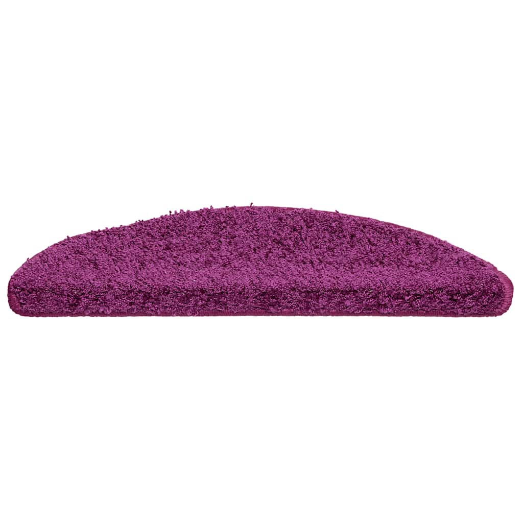 Stufenmatten 15 Stk. 56x17x3 cm Violett Halbrund