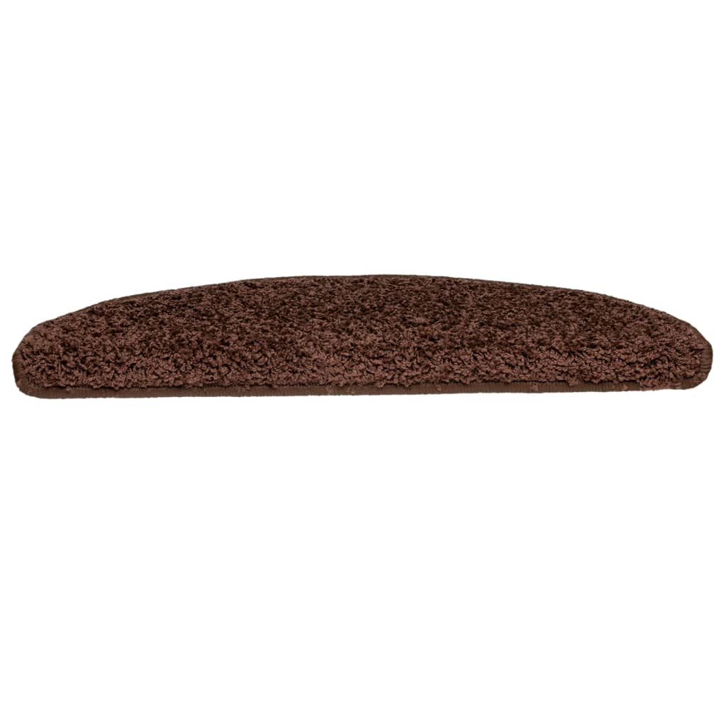 Stufenmatten 15 Stk. 65x21x4 cm Braun Halbrund Groß